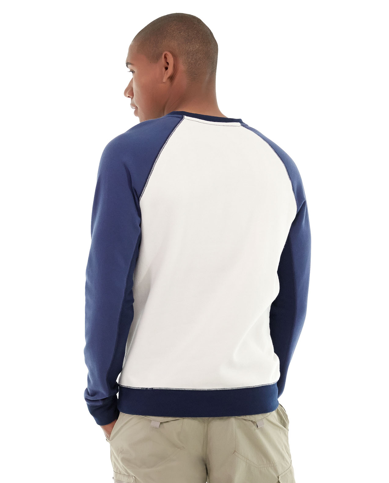 Hollister Backyard Sweatshirt-L-White - Image 3