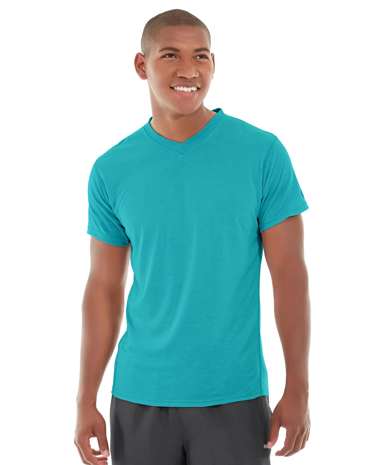 Ryker LumaTech™ Tee (V-neck)-L-Blue