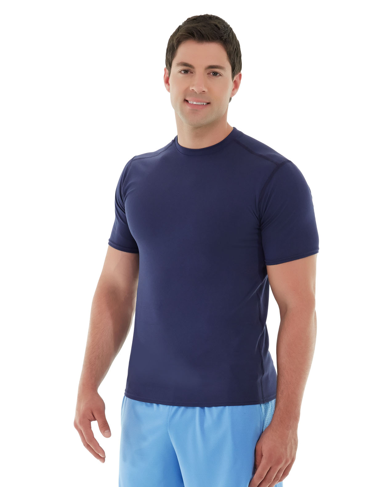 Logan HeatTec® Tee-XL-Blue