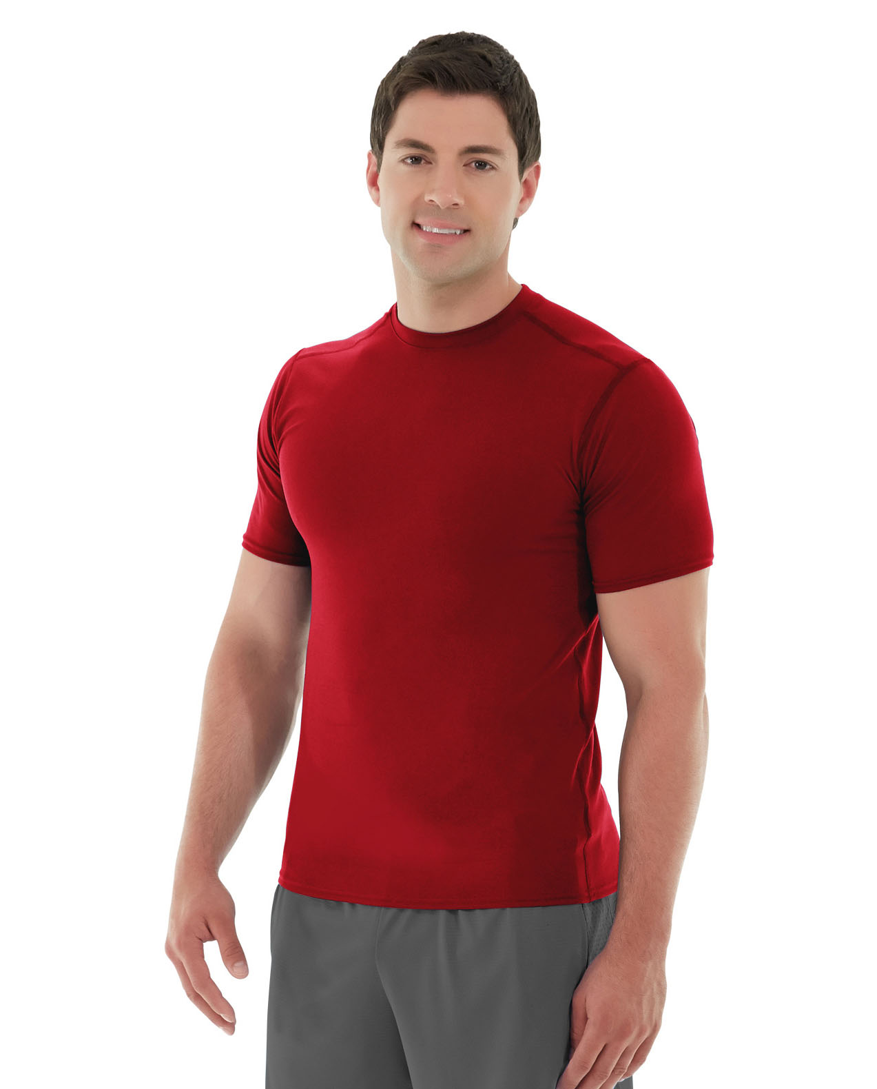 Logan HeatTec® Tee-XL-Red