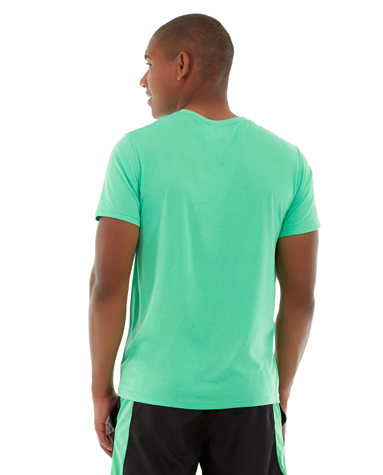Atomic Endurance Running Tee (V-neck)-XL-Green - Image 2