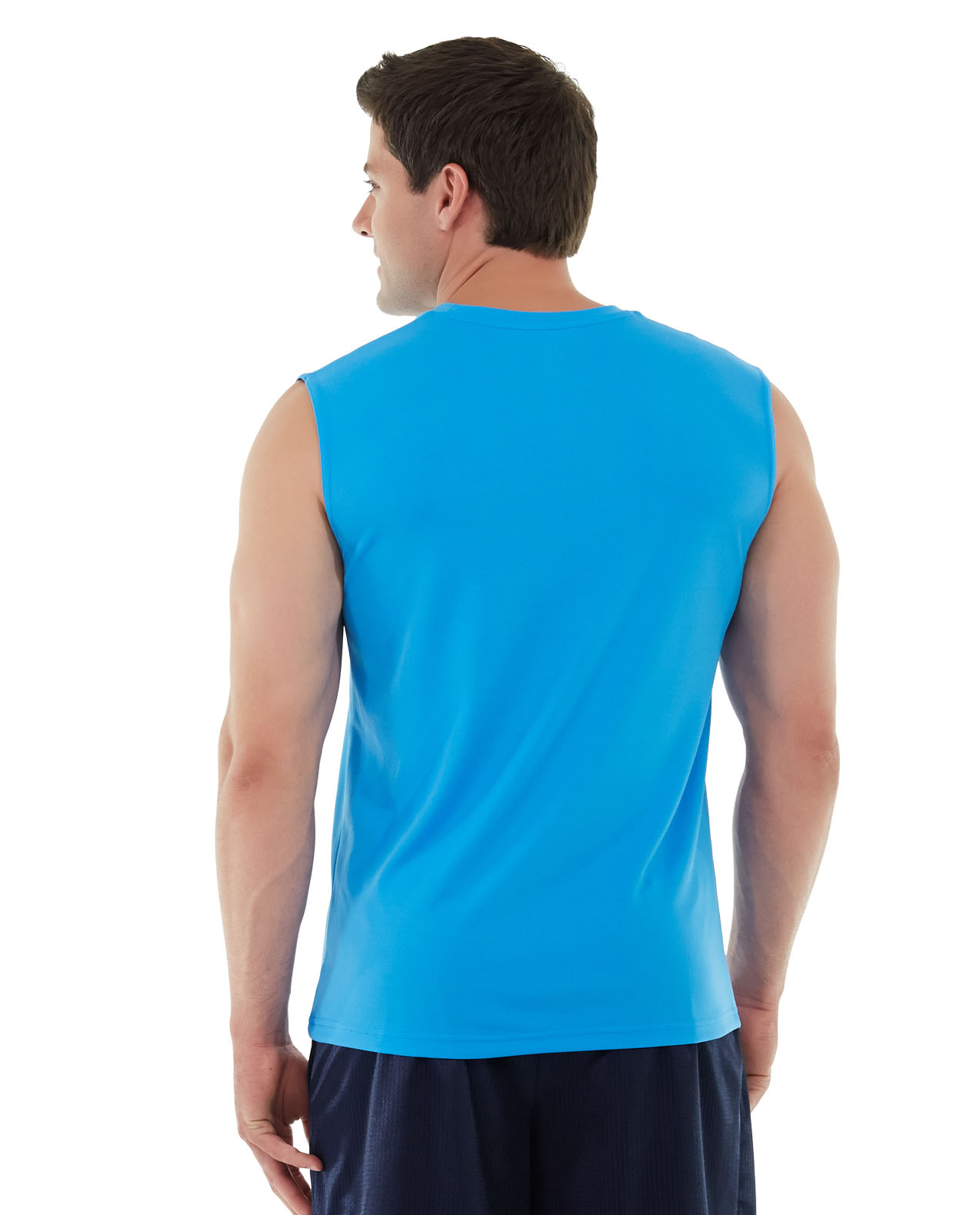 Sinbad Fitness Tank-XL-Blue - Image 3