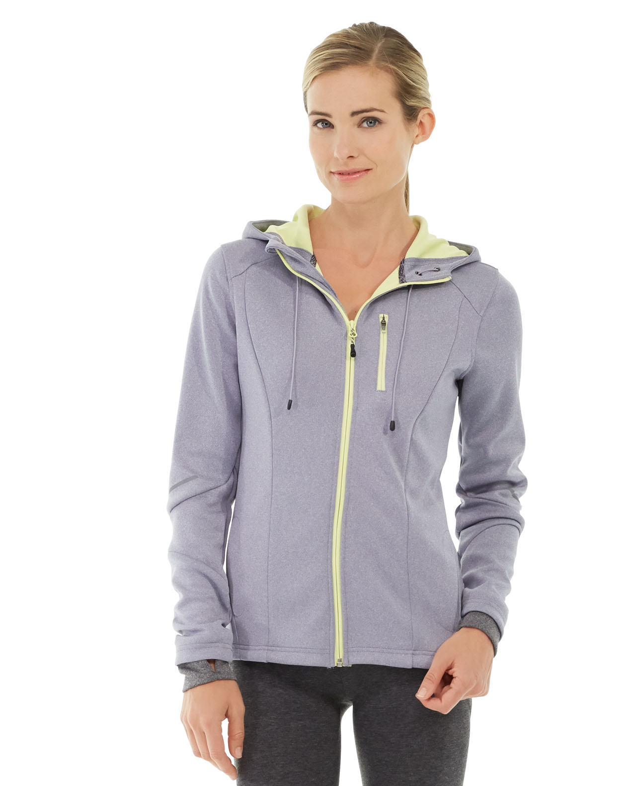 Phoebe Zipper Sweatshirt-XL-Gray