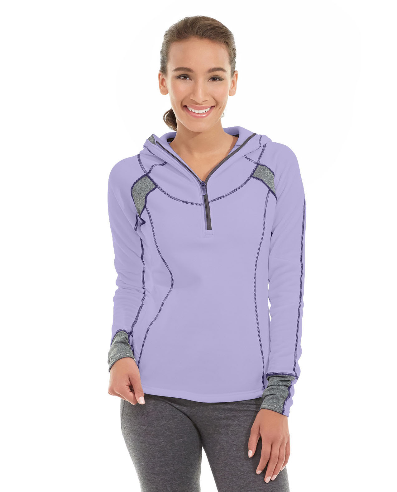 Cassia Funnel Sweatshirt-L-Purple