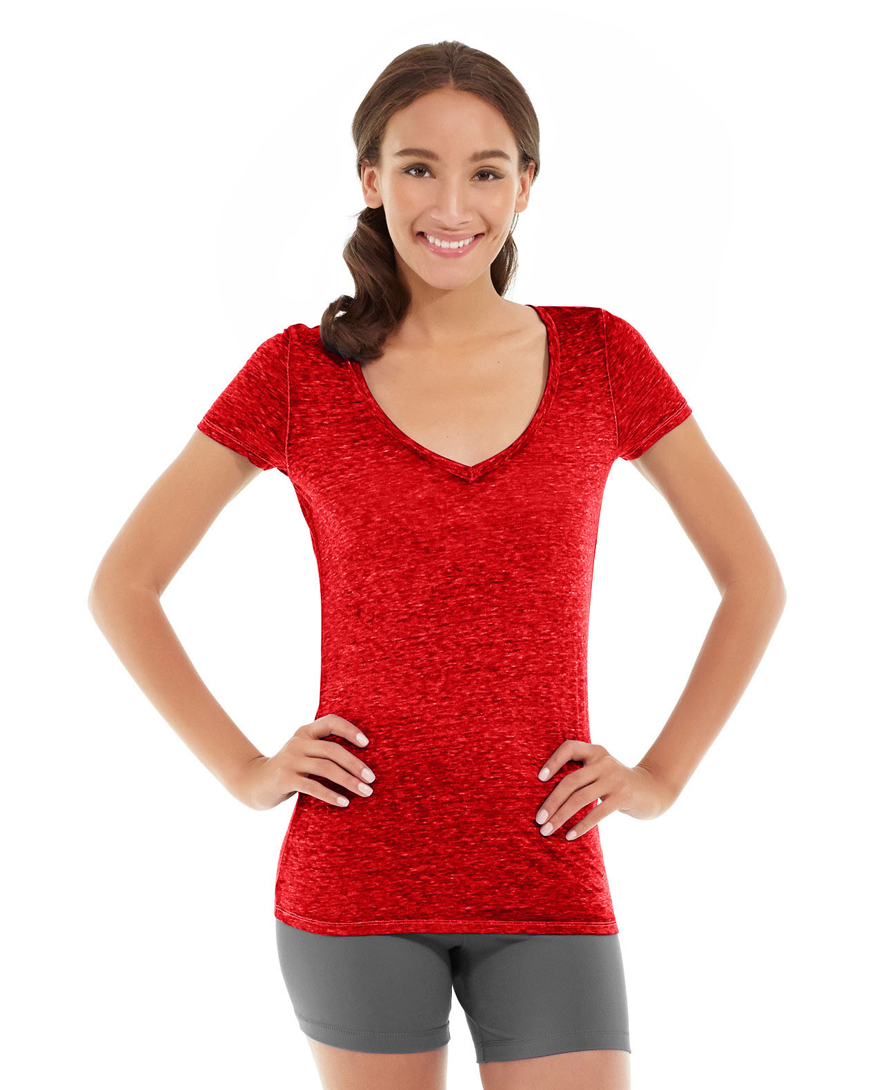 Minerva LumaTech™ V-Tee-XL-Red