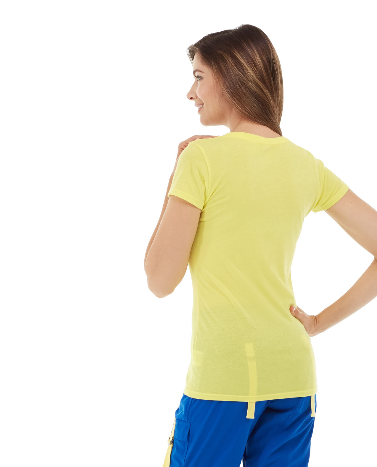 Diva Gym Tee-XL-Yellow - Image 2