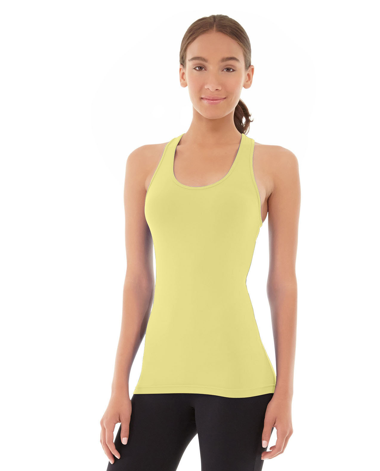 Chloe Compete Tank-L-Yellow